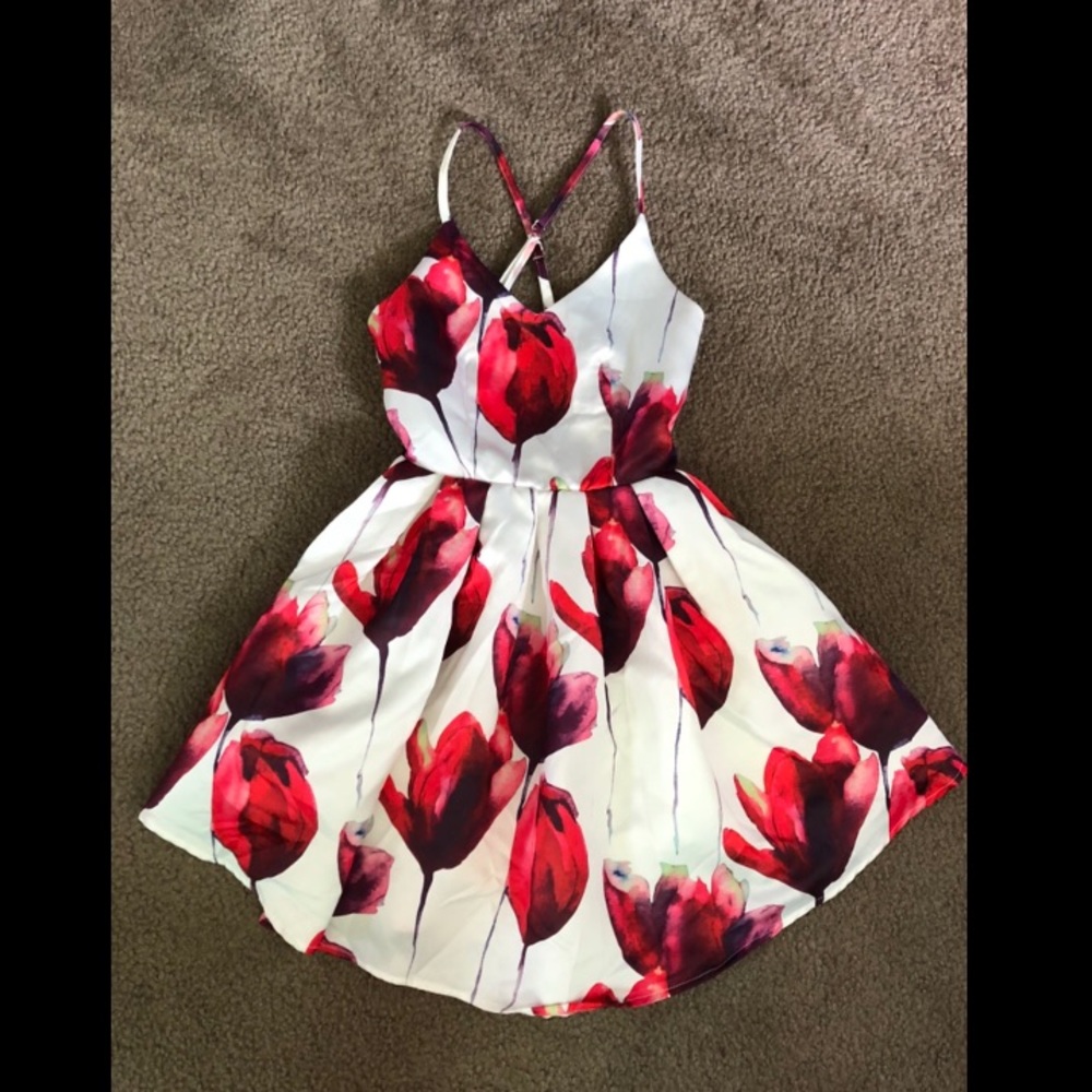 ❌ SOLD “Shark Tank Dress - Cherry”